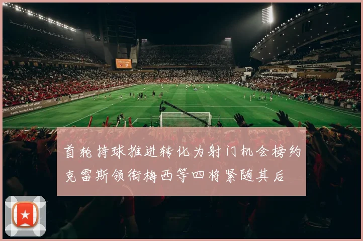 首轮持球推进转化为射门机会榜约克雷斯领衔梅西等四将紧随其后